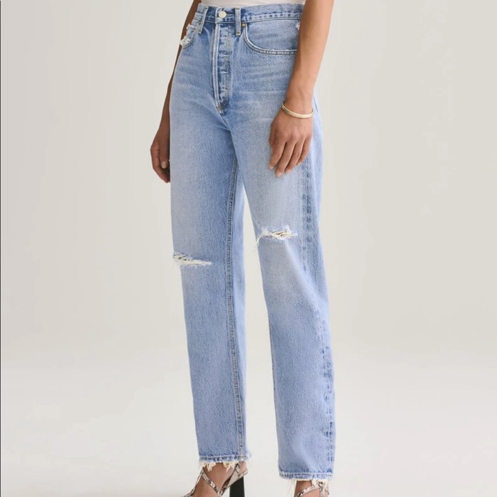 Agolde 90'S MID RISE LOOSE FIT in Capture